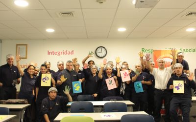 Amcor Flexibles Santiago Norte se une a campaña preventiva por el cuidado de las manos