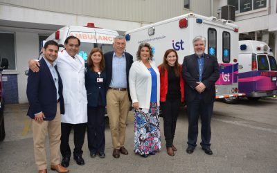 Autoridades visitan a pacientes del IST para conmemorar el Día del Trabajador