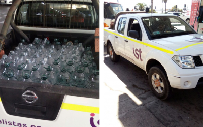Equipo del IST de Antofagasta acudió con material de ayuda y agua a Chañaral