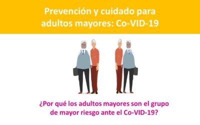 CoVID-19: Prevención y cuidado para adultos mayores