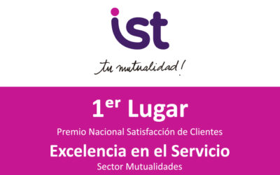 Por cuarto año consecutivo IST obtiene el premio PROCALIDAD en satisfacción de clientes, sector mutualidades