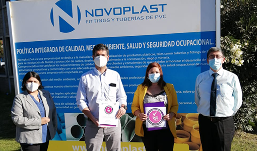 «Certificación Sello Covid-19 empresa NOVOPLAST»