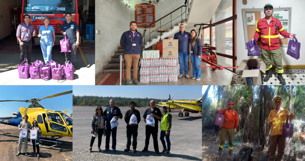 IST presente y colaborando en los incendios en el Sur de Chile IST