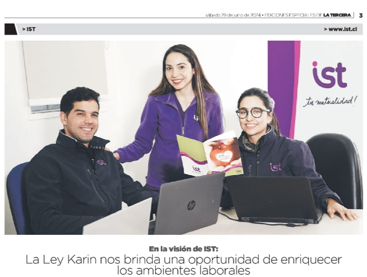 IST en La Tercera sobre Ley Karin