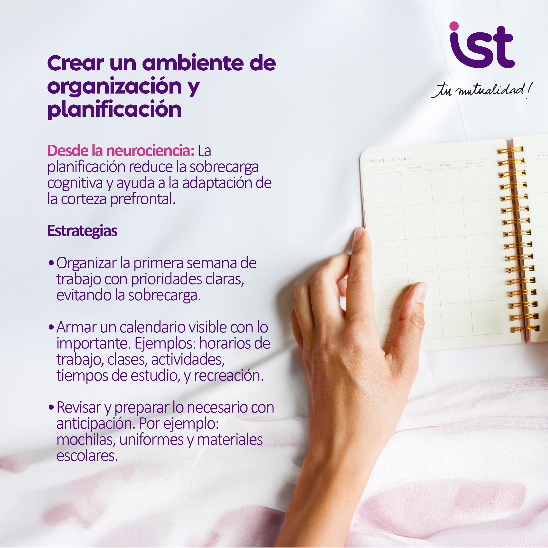 Recomendaciones IST vuelta a Marzo 