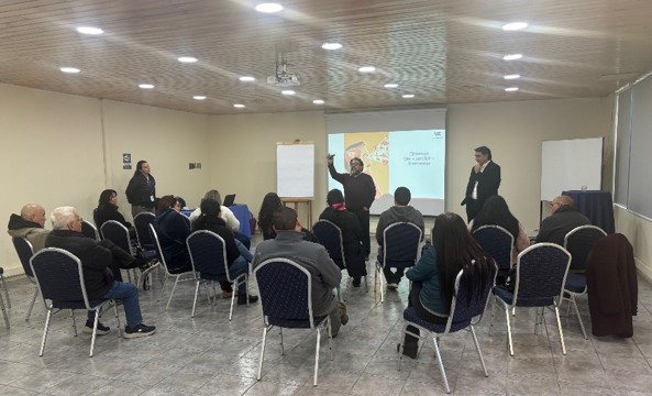 Exitosa jornada de capacitación con gremios en Los Andes
