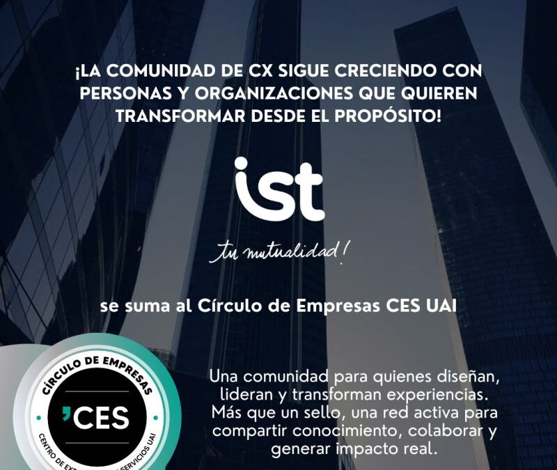 ¡Somos parte del círculo de empresas CES UAI!