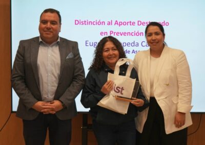 Aporte Destacado en Prevención - Eugenia Cepeda (Newrest Catering Chile)