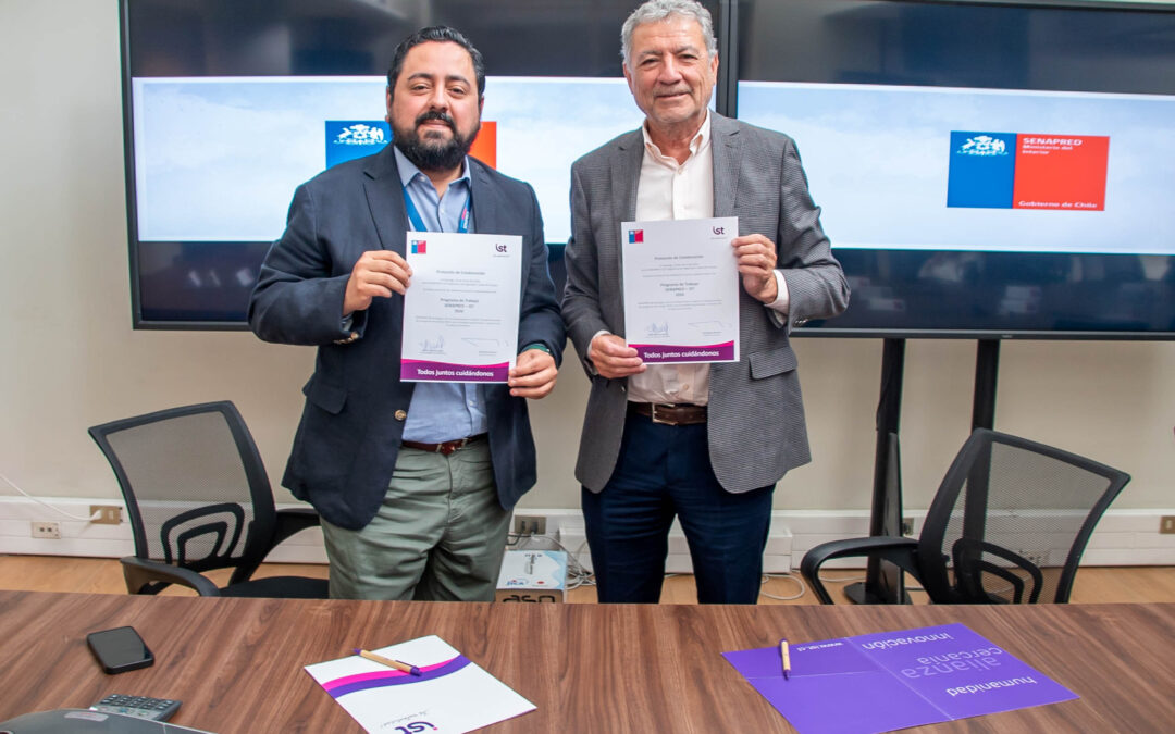 IST fortalece alianza con el SENAPRED a través de la firma de protocolo de colaboración